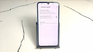 how to turn off automatic software update in Samsung Galaxy A35 5G