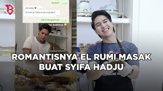 Jago masak, momen romantis El Rumi belajar bikin dessert buat Syifa Hadju