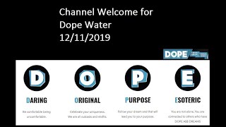 Welcoming Dope Water to the Wilson Project