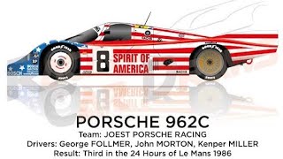 The Sparky models showcase. The Porsche 962C. The Spirit of America #diecast