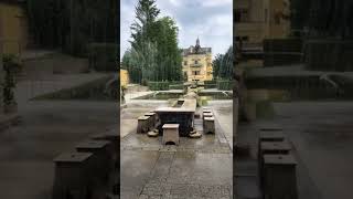 The trick Fountains of Hellbrunn Palace #austria #salzburg #europe #travel #europetravel