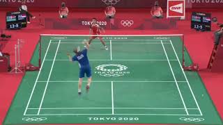 Anthony Ginting VS Anders Antonsen || GINTING LOLOS SEMIFINAL (Olimpiade tokyo 2020/2021)