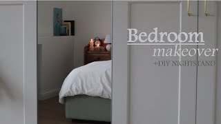 bedroom interior design/ ikea furniture / diy nightstands ✨️