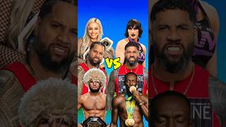 Rhea Ripley, Usain Bolt, Jey Uso VS Jimmy Uso, Khabib, Liv Morgan 😈 #comparison #wwe