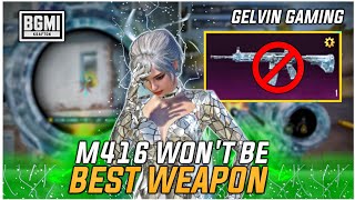 M416 NO LONGER BEST WEAPON AFTER NEXT 2.7 UPDATE | BGMI | GELVIN GAMING