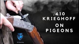 .410 Krieghoff testing 16g shot size 4 on high pigeons