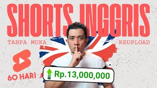 Puluhan Juta dari Ngonten Shorts Bahasa Inggris Selama 60 Hari! Gini Caranya!