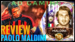 Fifa mobile 21 :pabolo Maldini 110 CB player review update. #fifamobile #maldini