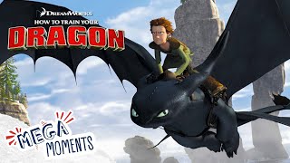 Toothless' New Tail   🛫  | How To Train Your Dragon | Test Drive | Movie Moments | Mega Moments