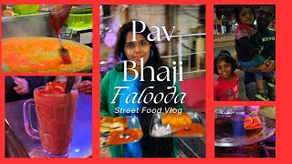 Pav bhaji and Falooda | Street Food Odisha | Tamil Vlog #3