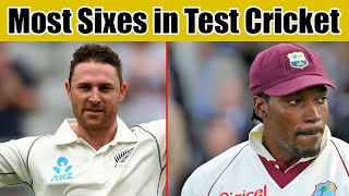 Most Career Sixes in Test Cricket | Top 5 Batsman with most Sixes in Test Cricket | Variety Creator