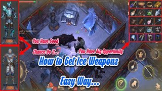 All ice weapons || Unique || Legendary || Rare || New update || Grim Soul Dark and Fantasy Survival