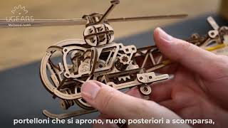 UGEARS - Mini Elicottero