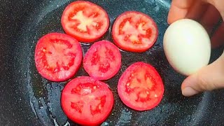 1tomato2eggs!Fast cooking breakfast that is great.Watch simple and delicious recipes in Easy Cooking