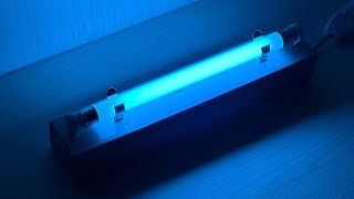 Lâmpada fluorescente T5 6W azul Light Express