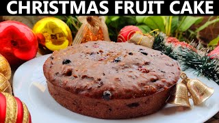 Rich & Moist Christmas Fruit Cake Recipe | Best Fruit Cake | Cake Recipe at Home