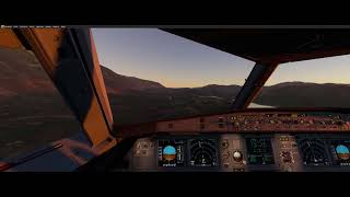 Kukes (Albania) LAKU airport SCENIC landing MULTICAM FENIX A320