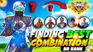 Finding best character combination for br rank | best character skill br rank | PT -2  AYUSH 4GM!