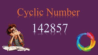 Cyclic Numbers