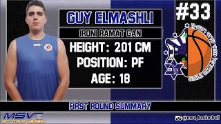 גיא אלמשלי סיבוב ראשון 19/20 Guy Elmashli First Round