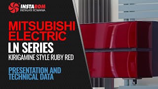 Mitsubishi Electric LN series Ruby Red Air conditioners | Presentation and technical data