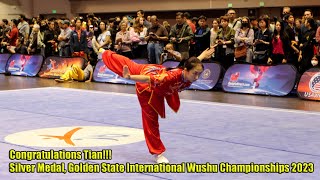 Tian, Changquan (Long Fist) Silver Medal, Golden State International Wushu Championships 2023