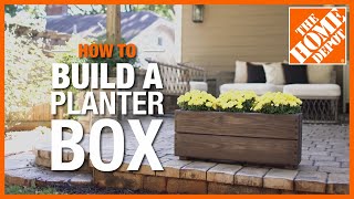 How to Build a Planter Box | The Home Depot