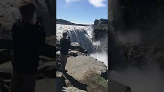 Hiking to Dettifoss Waterfall in Iceland