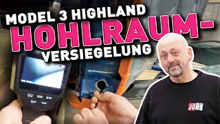 Tesla Model 3 Highland hohlraumversiegelt?