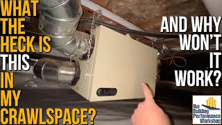 ERV Inspection, Fixes, and Home Ventilation Advice from a High Mountain Crawlspace