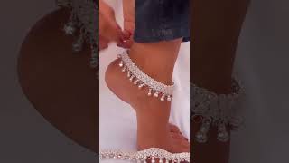 Payal beautiful designs 😍 #viral #payal #anklets #silverpayal