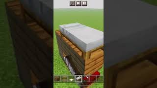 How to Make a Bunk Bed in Minecraft #minecraft #shorts #buildhacks