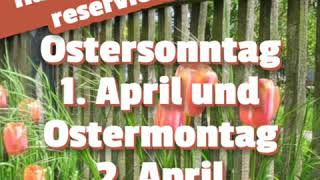 Reservierung für Ostern jetzt 07234 83447 Anreise