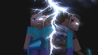 Minecraft Fight Animation - Herobrine vs Steve