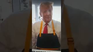 Viral president trump works at Macdonalds#trending #viralshort #viralvideo #viralshorts