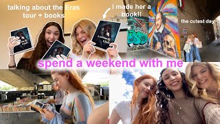 Spend a couple of days with me and my friends🌷💛 (book chats, birthday gifts and eras tour outfits📚🎀)