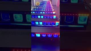 Led dance floor stage light factory #factory #leddancefloor #stagelighting #shorts #nightclub