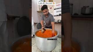 World Famous Lalla Ki Biryani😱😍 #streetfoods #hardworking#shorts