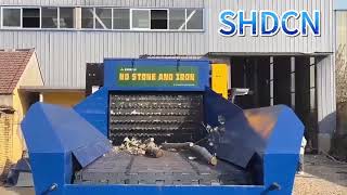 SHD Diesel mobile full hydraulic wood chipper,shredder.#europe #youtubeshorts #thailand #shrots