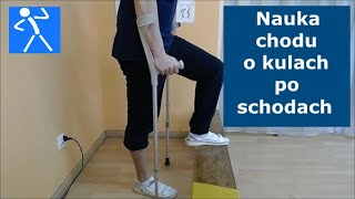 Jak chodzić po schodach z kulami? | Wchodzenie i schodzenie I 🇵🇱 🇪🇺