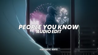 people you know - selena gomez [edit audio]