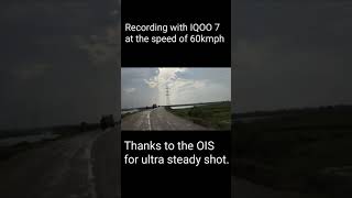 iqoo 7 shot...( camera is just wow with OIS ) Look at the stabilization even at speed ( #iqoo7 )