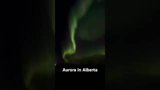 Aurora last weekend Calgary Alberta