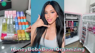 Organizing with HoneyBobaBear TikTok Videos 2024 | HoneyBobaBear-That Girl TikTok Videos