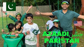 "Celebrating Pakistan Independence Day in USA | Family Vlog" 💥 🌎