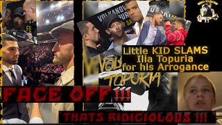 UFC 298 First Face Offs ! Little Kid Slams Topuria for Arrogance ! Gamebred MMA Junior Dos Santos