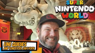 Super Nintendo World: Line Queues and Toadstool Cafe Food