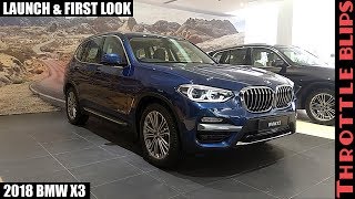 2018 BMW X3 India I Launch I First Look I Throttle Blips