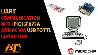 UART communication with PIC16F877A and computer via USB to TTl converter