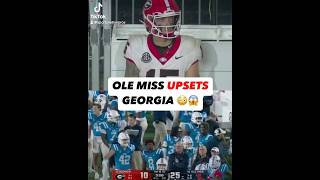 Ole Miss Beats Georgia For the Upset! #georgiabulldogs #georgiabulldogsfootball #collegefootball